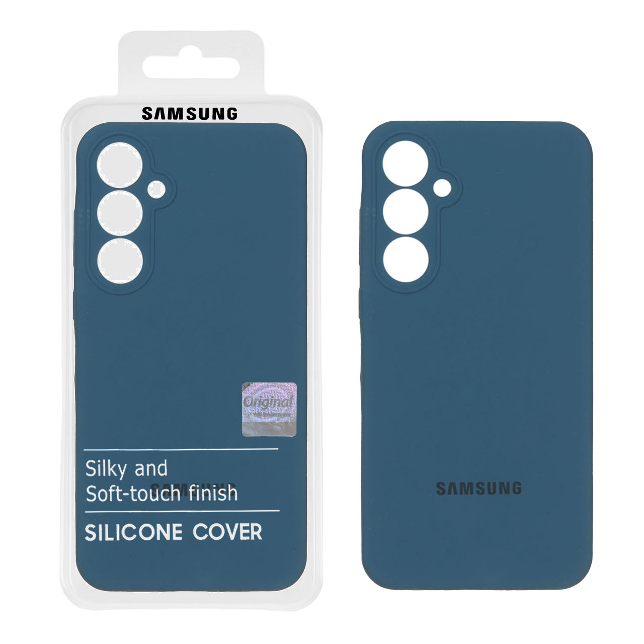 قاب سیلیکونی پاک کنی اورجینال Master Quality مدل Samsung Galaxy A55 - سبز کله غازی (پک دار)
